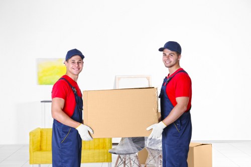 Removal van and moving team concept for Snaresbrook house relocations
