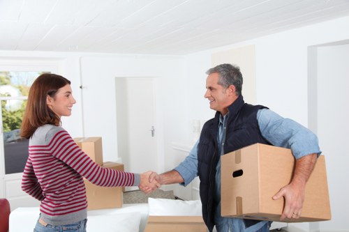 House removalists loading items for a move in Snaresbrook