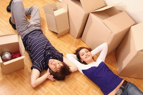 Loading furniture into a removal van for a move in Snaresbrook