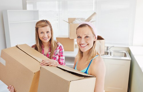 Packing and loading boxes for a Snaresbrook move